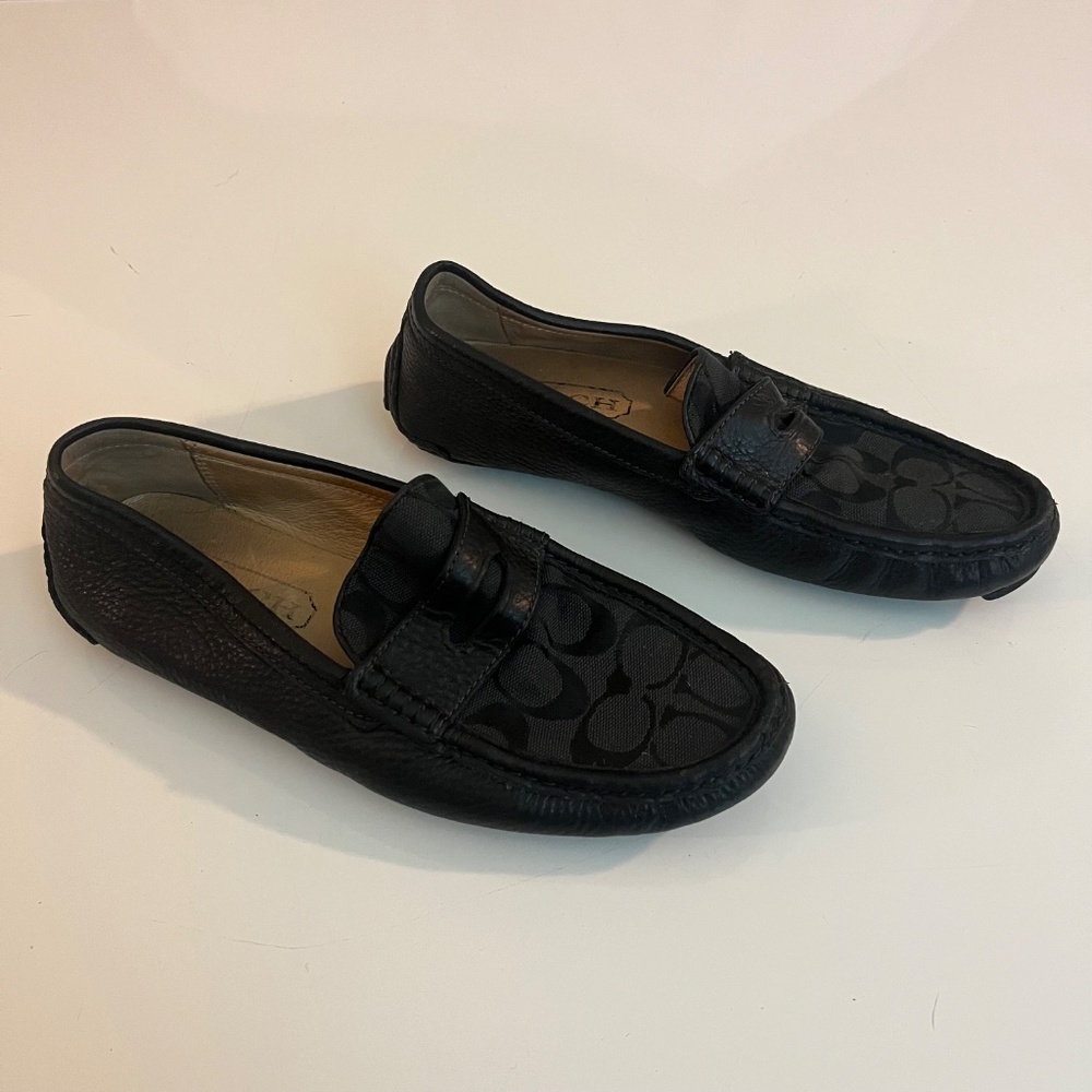 Coach Driving Shoes, Signature Jacquard - Picture 3 of 7